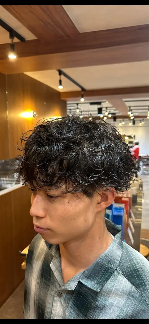 パーマ スパイラルパーマ カット パーマ ルキヤ/ elima横浜西口のヘアスタイル