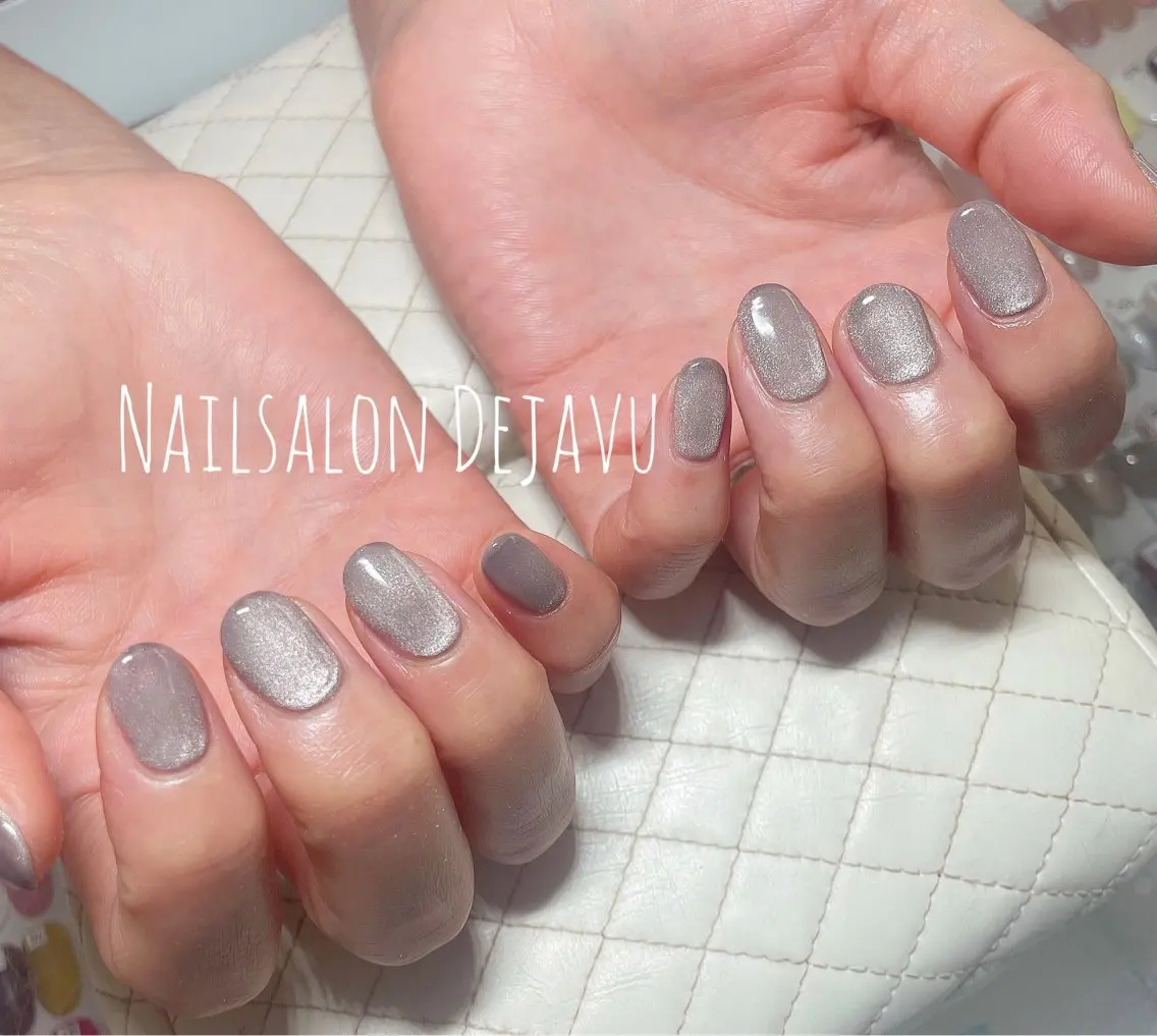 ネイル アートネイル ジェルネイル マグネットネイル Nail salon Dejavu 🌿のネイルデザイン