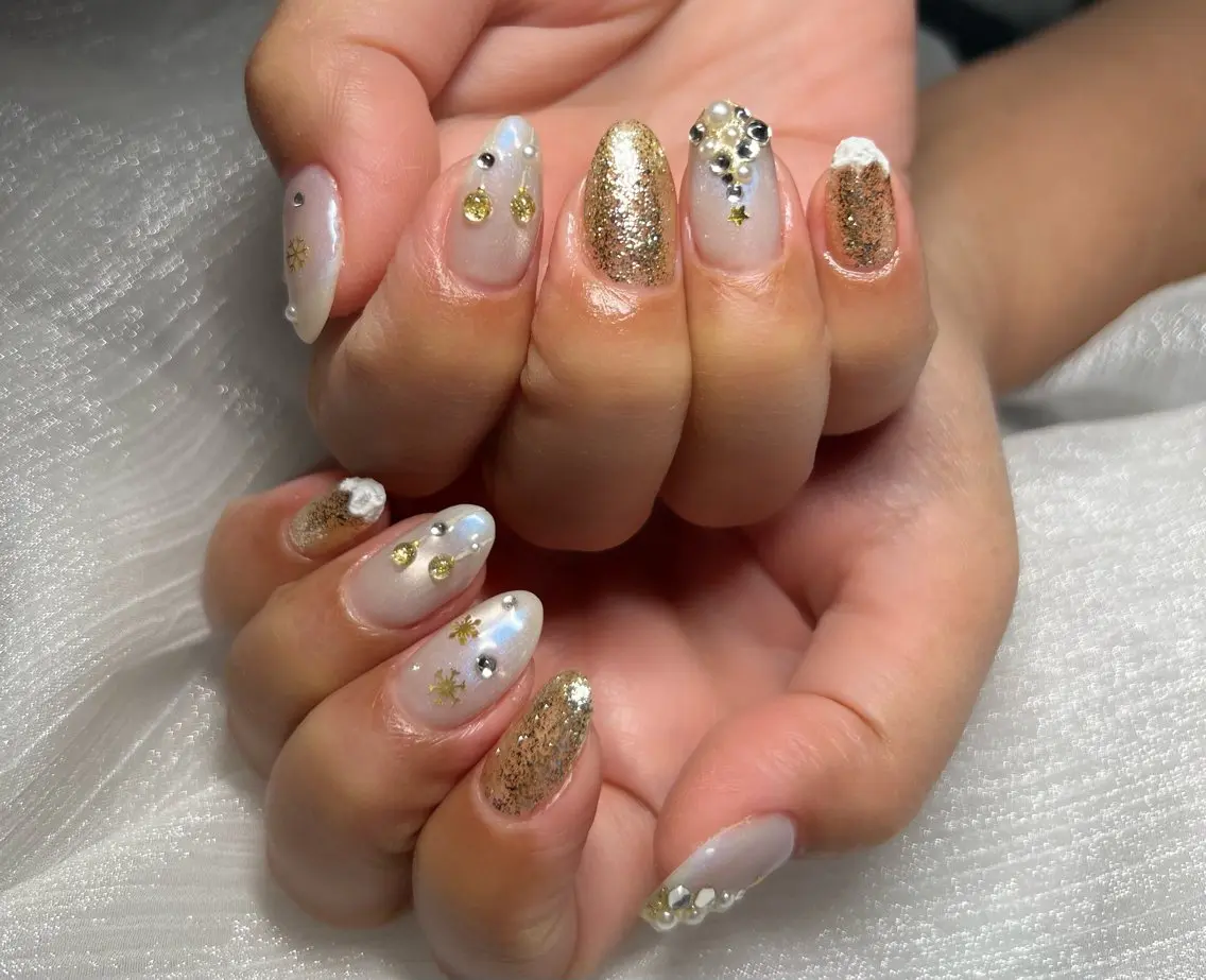 ネイル 冬ネイル クリスマス ☆ yukiのネイルデザイン