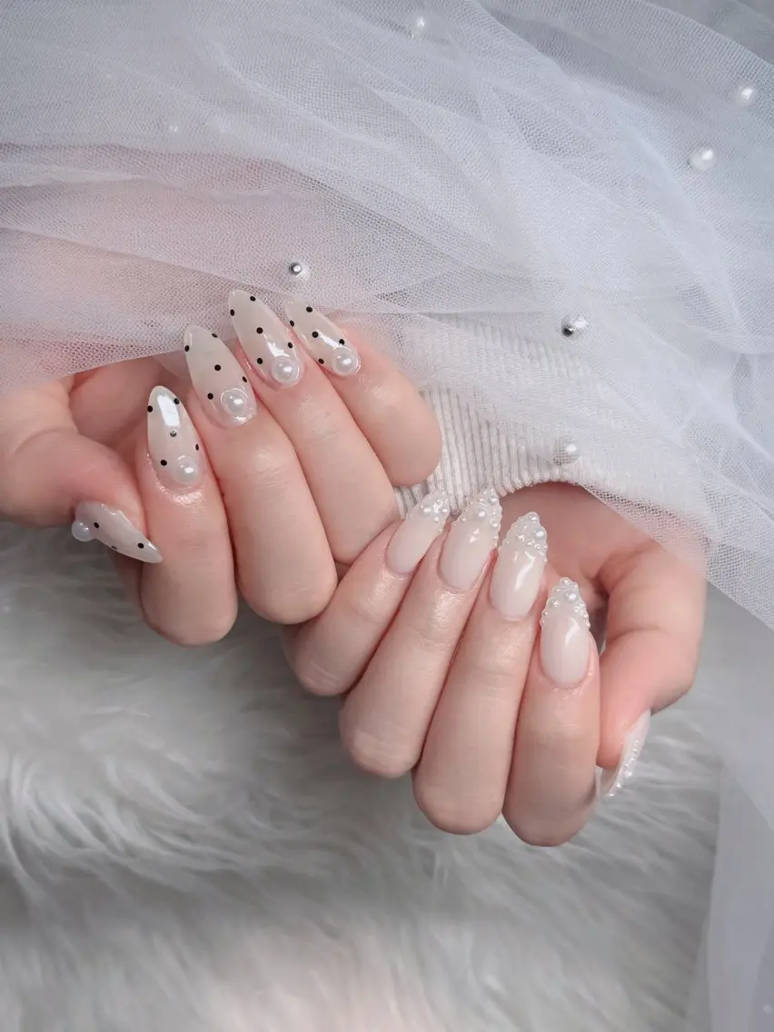 ネイル アートネイル ボルドー フレンチネイル ジェルネイル 氷ネイル・うるうるネイル ハンドネイル H.baby Nail Salonのネイルデザイン