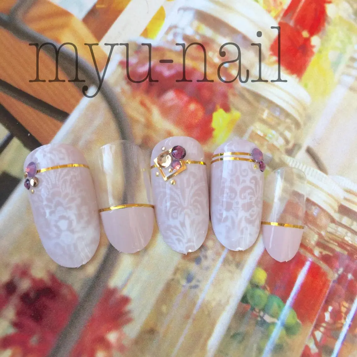 ネイル ハンドネイル ホームサロン myu-nailのネイルデザイン