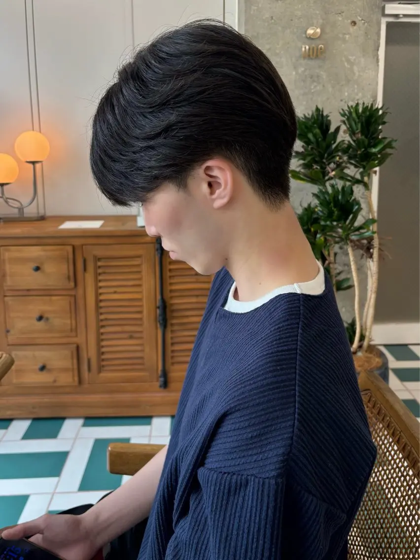 メンズカット+メンズパーマ(ニュアンスパーマ・フェザーパーマのみ)の写真
