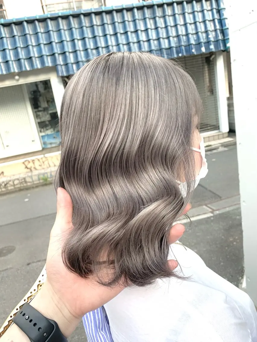 【リピーター様用】艶カラー🩵の写真