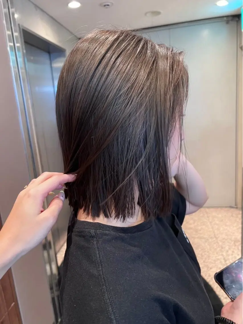 ミディアム 《海外ヘア》艶カラー Mariaのヘアスタイル