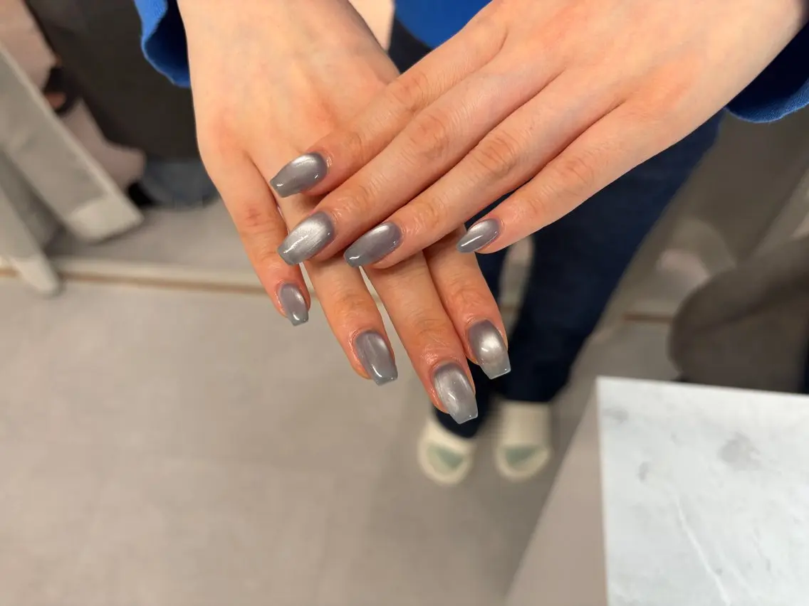 ネイル マグネットネイル Elpia🤎 nail salonのネイルデザイン