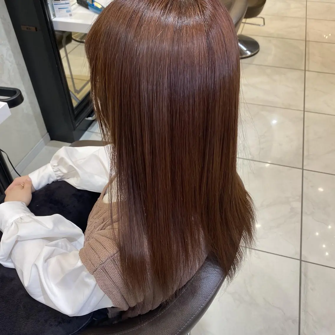 ロング カラー カット ヘアカラー レイヤー　髪質改善 ｆｉｔｉ横須賀中央のヘアスタイル