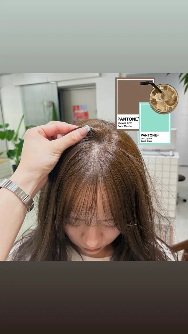ロング カラー ヘアカラー トリートメント 透明感カラー/ 名古屋/ruriのヘアスタイル