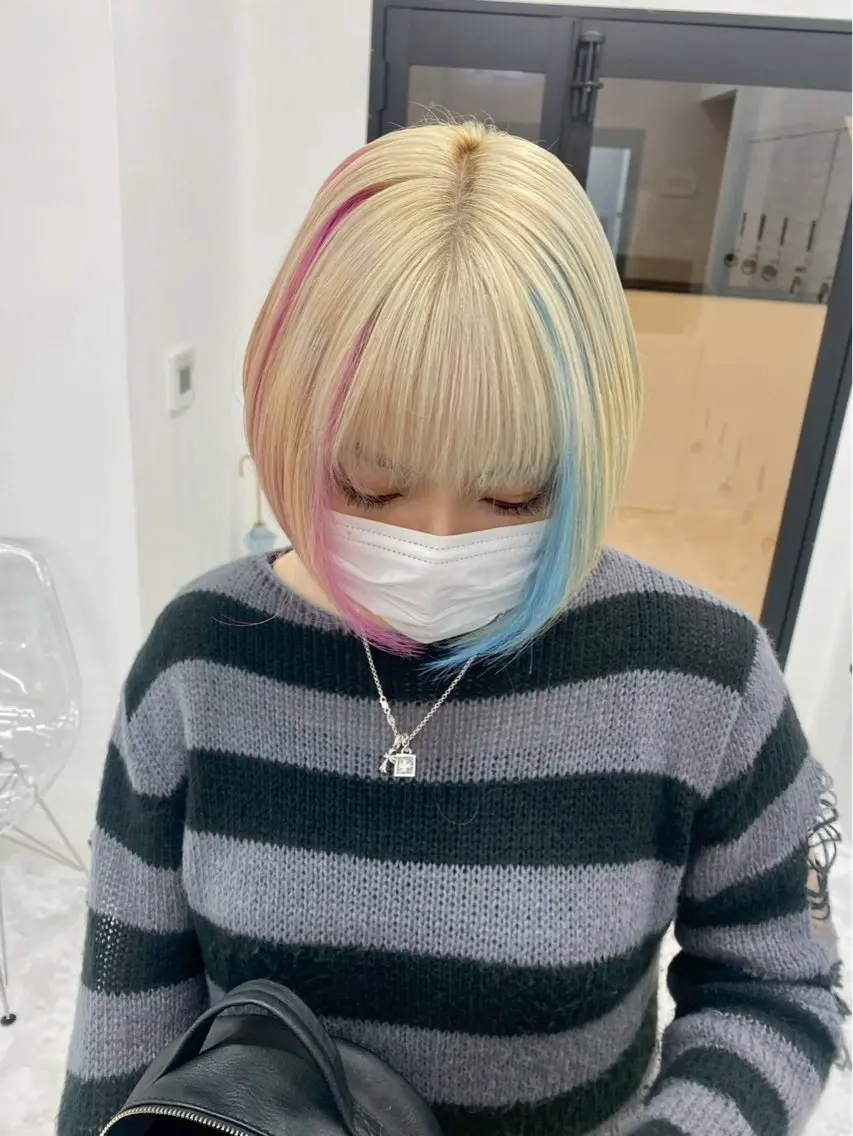 ミディアム カラー 🎀推しカラー🎀 Harunaのヘアスタイル