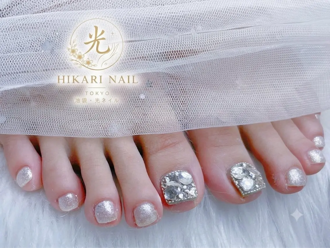 ネイル フットネイル HikariNail Ikebukuroのネイルデザイン