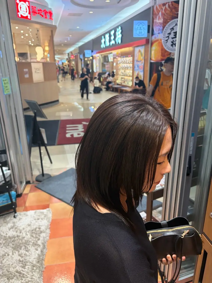 ミディアム カラー 長谷川 賢治のヘアスタイル