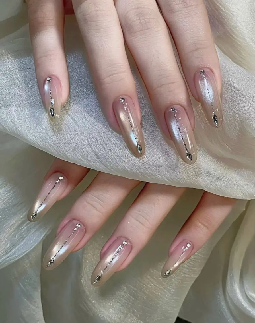 ネイル キラキラネイル マグネットネイル ぷっくりネイル 春ネイル ワンホンネイル ハンドネイル Candy Nailのネイルデザイン