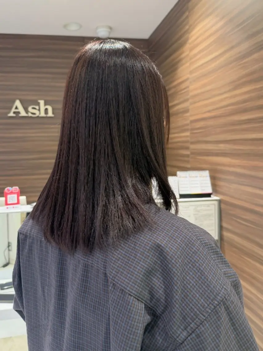 ロング ヘアカラー トリートメント 狩生 美南海のヘアスタイル