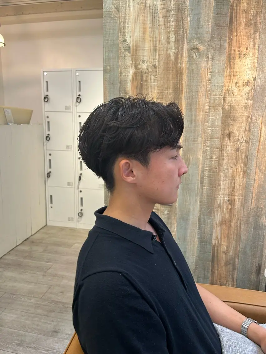 【⚜️メンズ限定⚜️】カット+毛流れパーマの写真