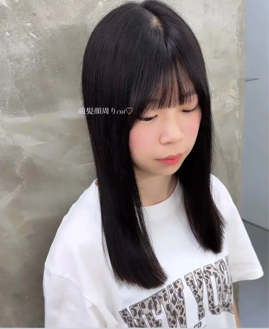 【一気に垢抜ける🪄˚✧₊】前髪顔周りcut♡の写真