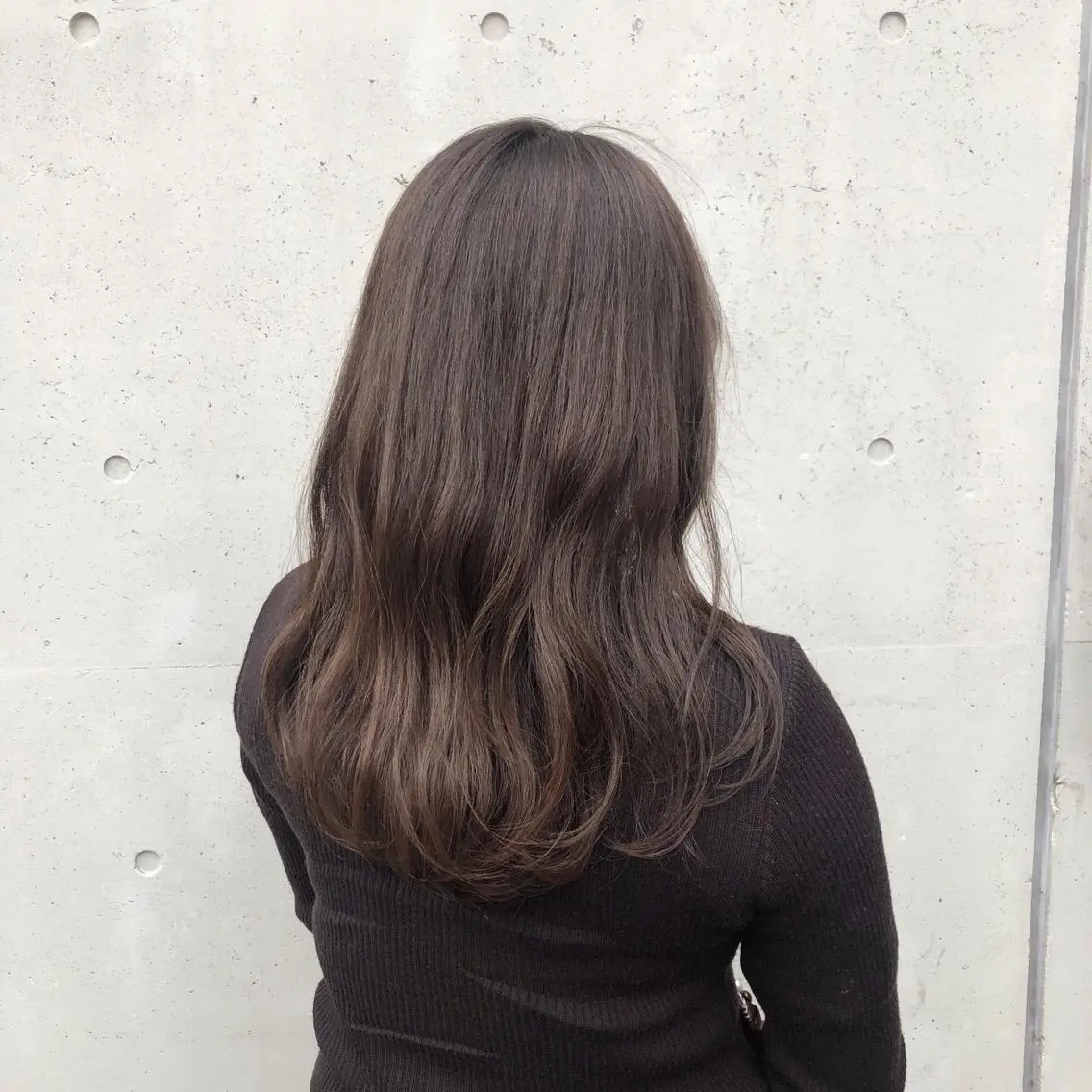 ロング カラー ヘアアレンジ ベージュカラー オリーブベージュ カット ヘアカラー トリートメント 酸性縮毛矯正🧴韓国 レイヤー/髪質改善のヘアスタイル