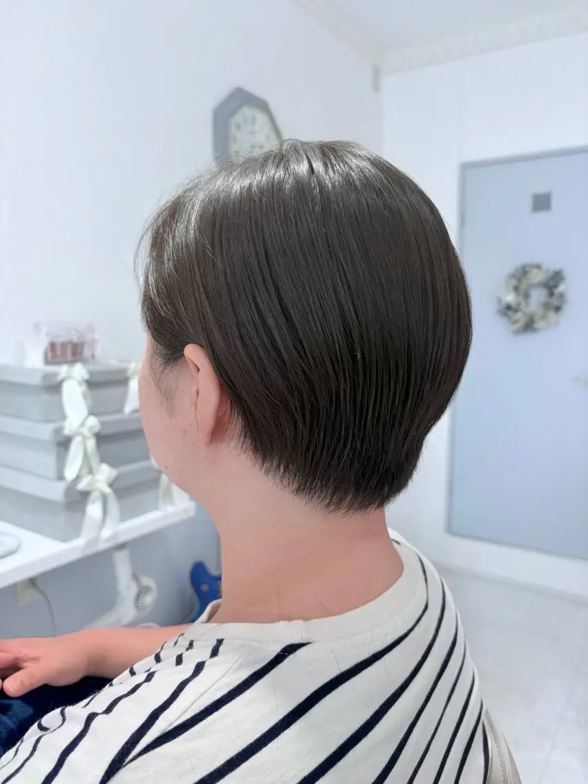 ショート ボブ ショートヘア トリートメント カット トリートメント ヘッドスパ MASUMI／ 川西能勢口LUMIAのヘアスタイル