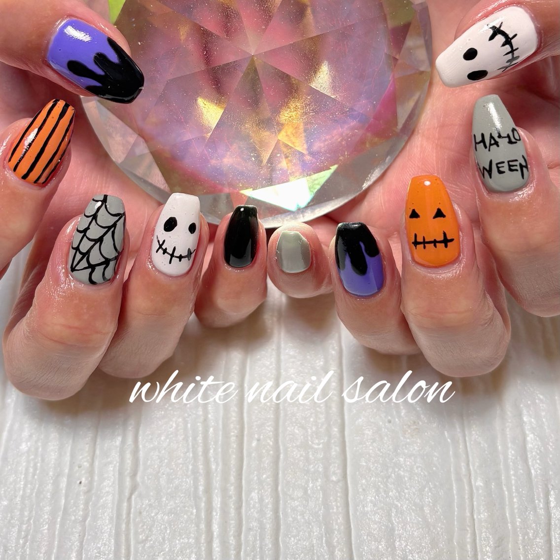 ネイル フットネイル ラメ(グリッター) 持ち込み ハンドネイル white nail salonのネイルデザイン