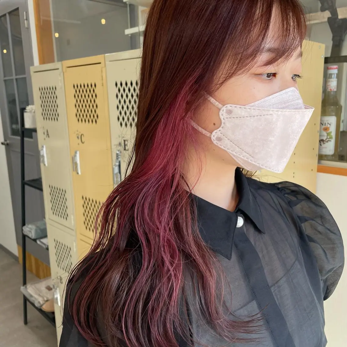 セミロング カット ヘアカラー トリートメント SUNC/🤎 オオクマ　カナエ🤎のヘアスタイル