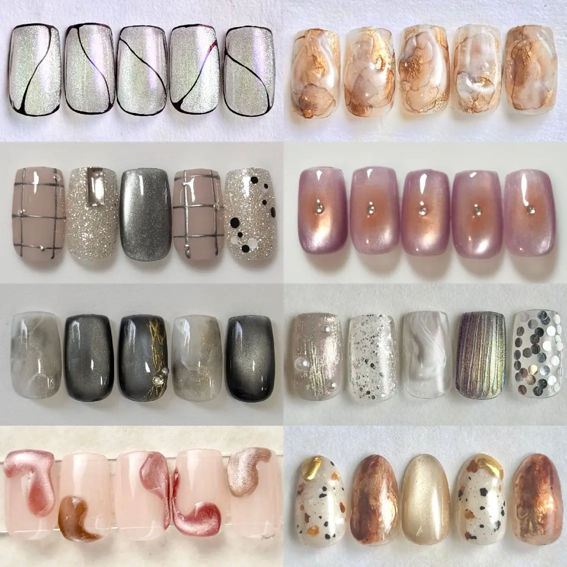 ネイル ジェルネイル マグネットネイル マグネットワンカラー ニュアンスネイル ワンカラーネイル ハンドネイル muum_nail 新宿2分 三丁目1分のネイルデザイン
