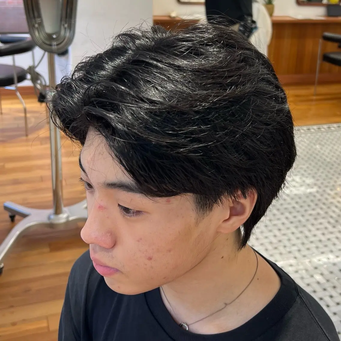 ミディアム メンズ カット メンズカット✂️ スキンフェード伊藤陸のヘアスタイル