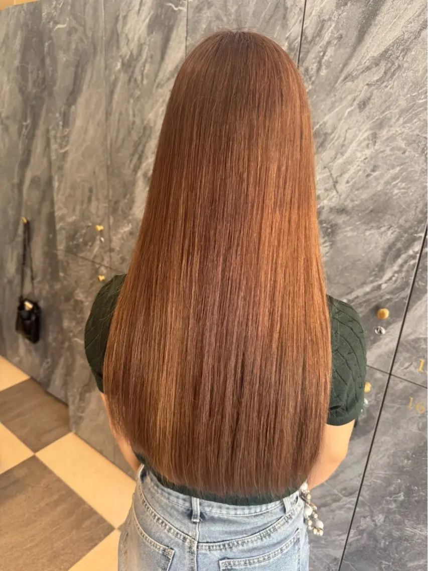 ロング カラー ヘアカラー 小池 麻美のヘアスタイル