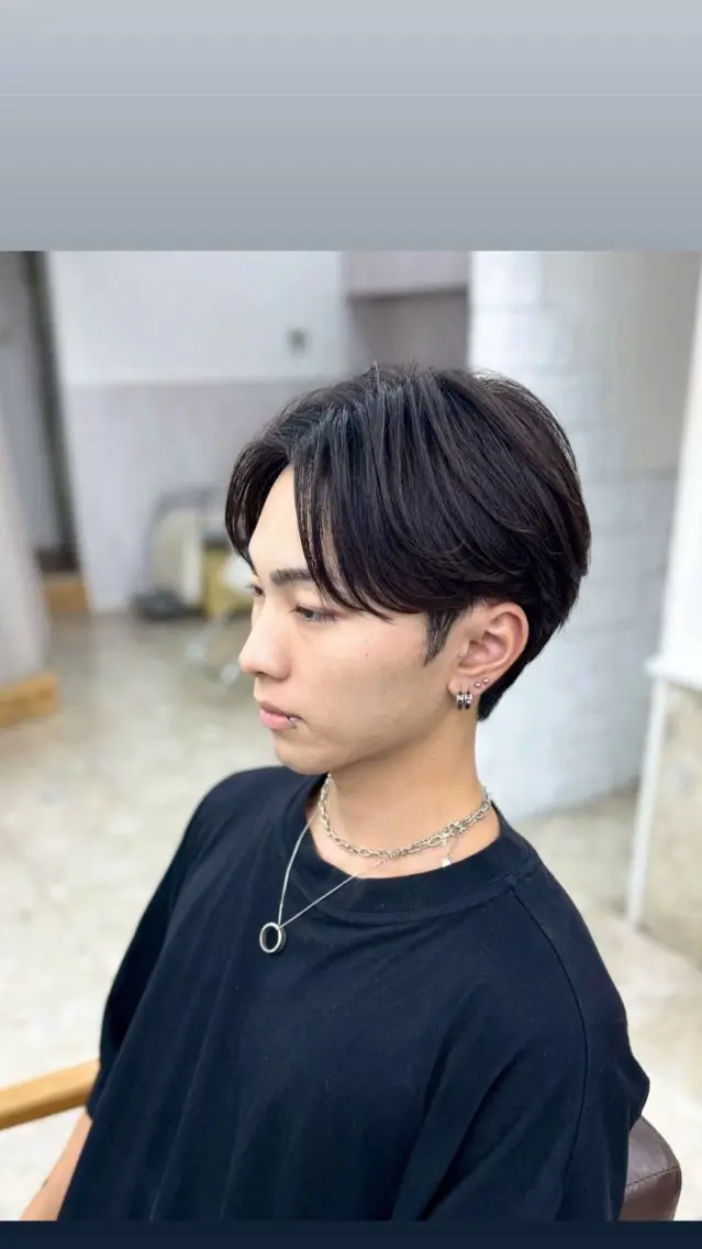 ⚡️期間限定⚡️メンズセンターパート➕シャンプーの写真