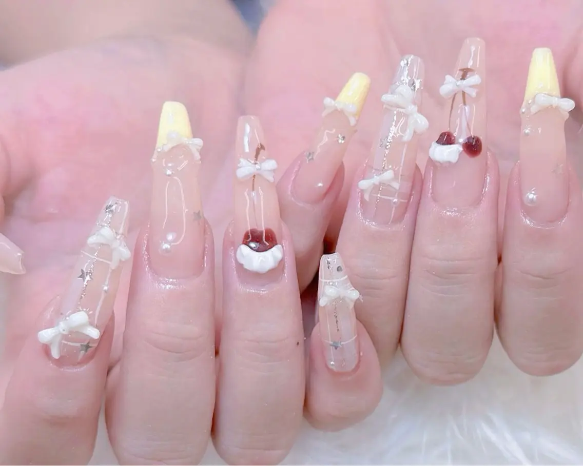 ネイル チークネイル 長さ出し フットネイル 韓国ネイル マグネットネイル ハンドネイル ハンドケア AN NAIL _HOAのネイルデザイン