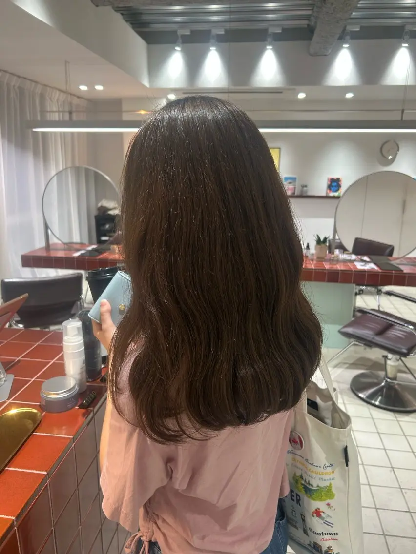 カラー さや/透明感カラー /カラーモデル募集中のヘアスタイル