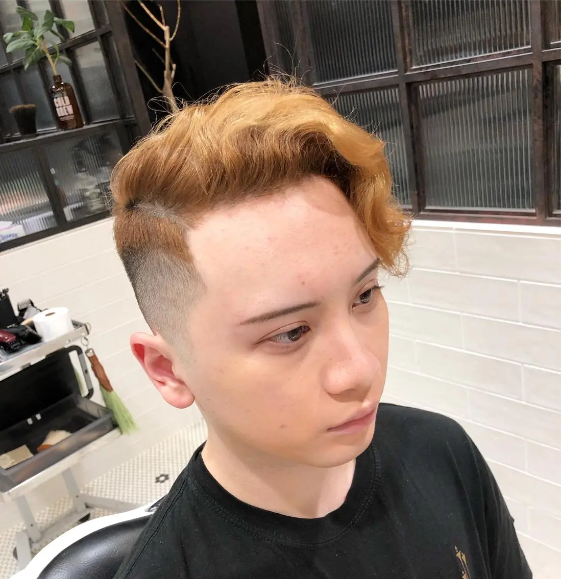 ショート カラー メンズ カット無料/髪質改善 髪質根本改善/艶髪のヘアスタイル