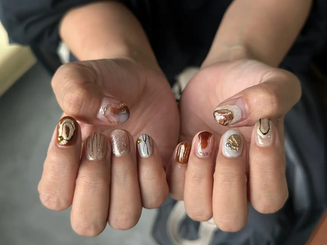 ネイル ハンドネイル loveday halukaのネイルデザイン