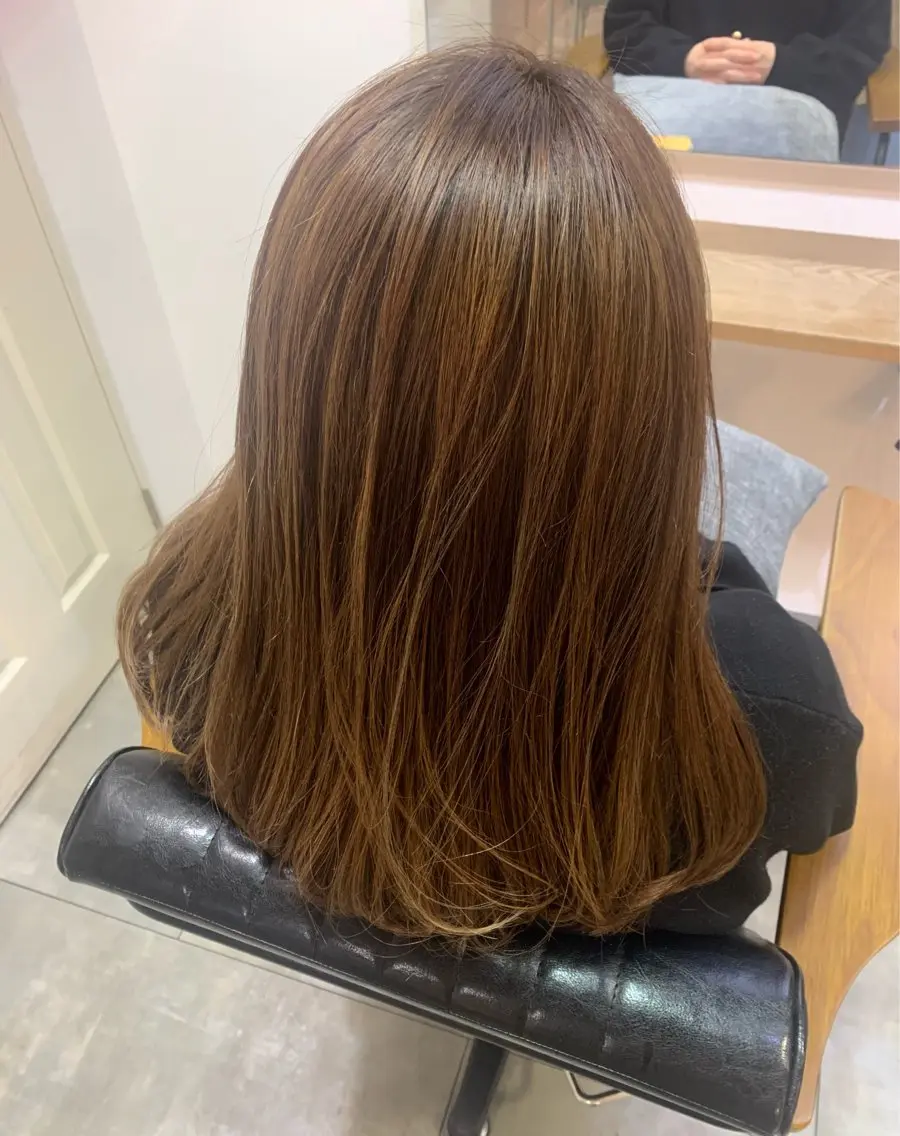 ロング アッシュ ⭐️似合わせ⭐️ ほかぞの りかのヘアスタイル