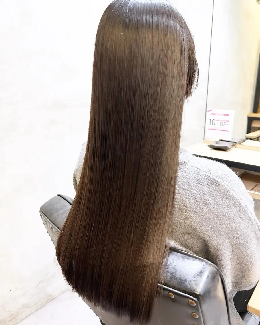 ロング パーマ 髪質改善 ロング トリートメント 酸性ストレート ストレートパーマ ヘアカラー 縮毛矯正 💎髪質改善専門 jewel boxのヘアスタイル