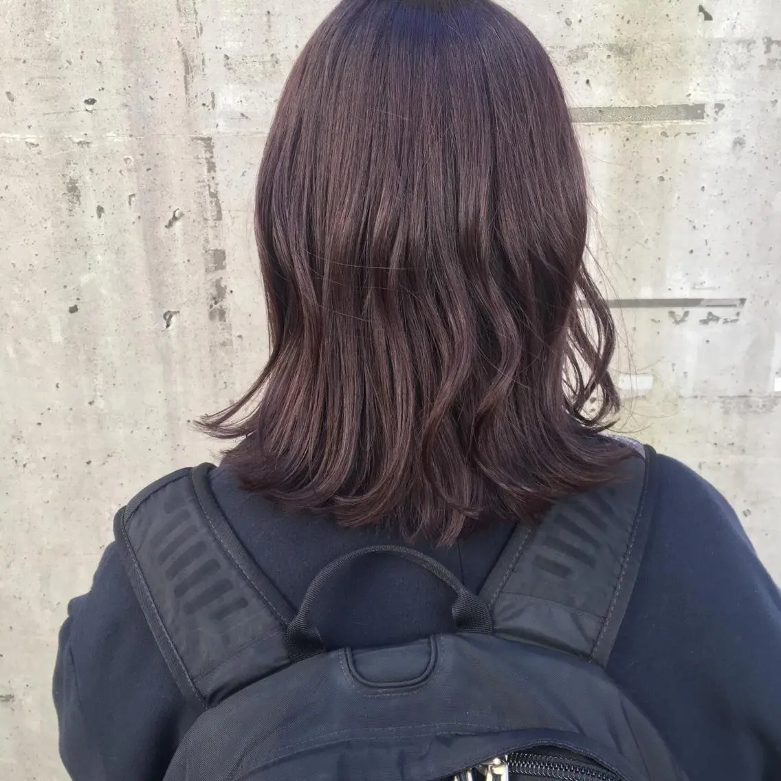 ミディアム カラー アッシュ パープルカラー パープルアッシュ マンツーマン美容師 立川　♡MIHO♡のヘアスタイル
