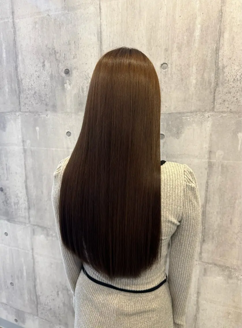 ロング ヘアカラー トリートメント yuimarl切田 はじめ✨のヘアスタイル