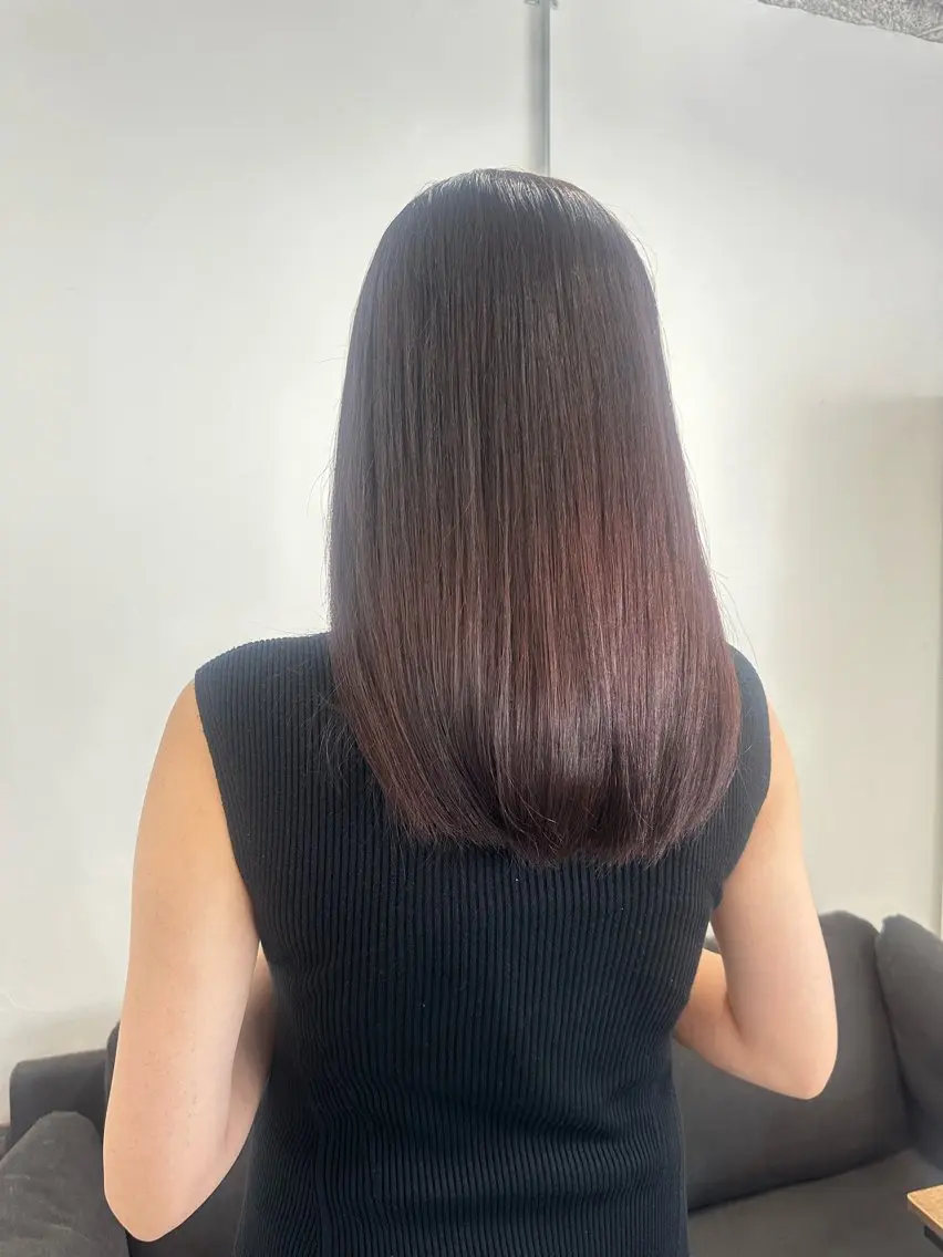 カラー ピンクカラー ヘアカラー 大下 真彪のヘアスタイル