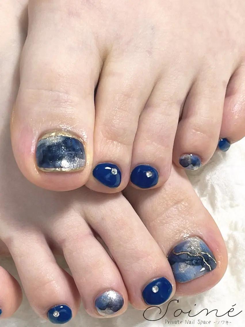 ネイル フットネイル Soiné ソワネのネイルデザイン