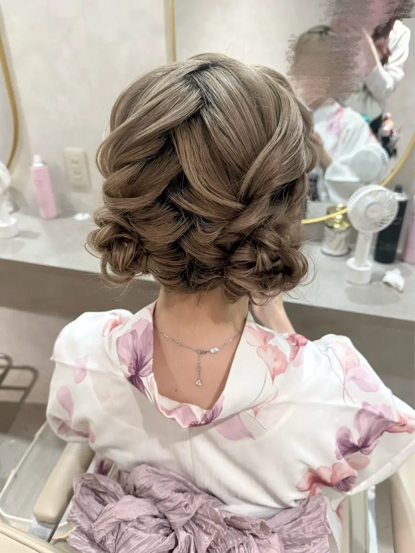 ヘアアレンジ 着付け セットサロンCURE 🩵あんみのその他イメージ