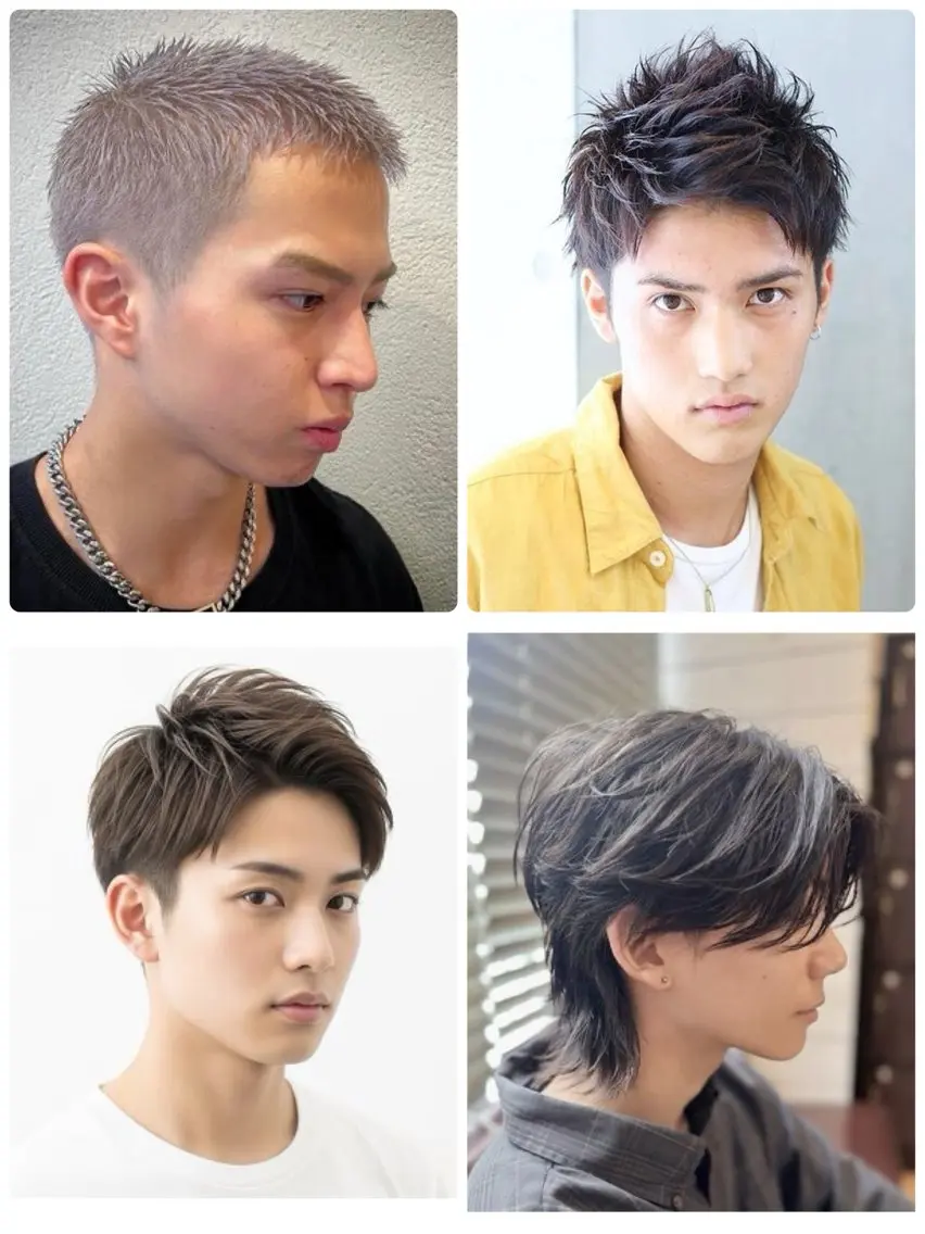メンズカット モデルの写真