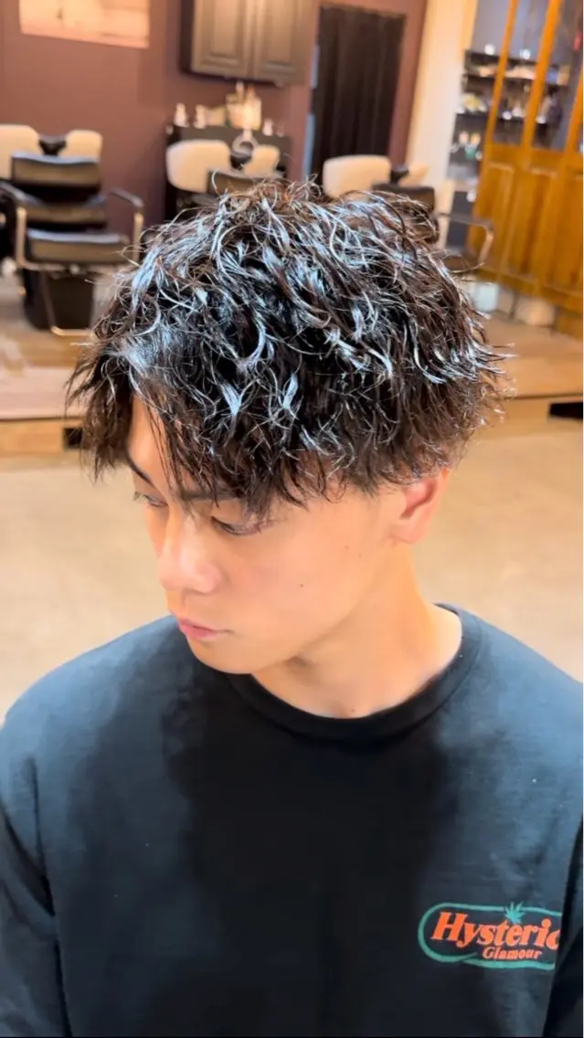 メンズ カット 透明感カラー特化若山 結愛のヘアスタイル