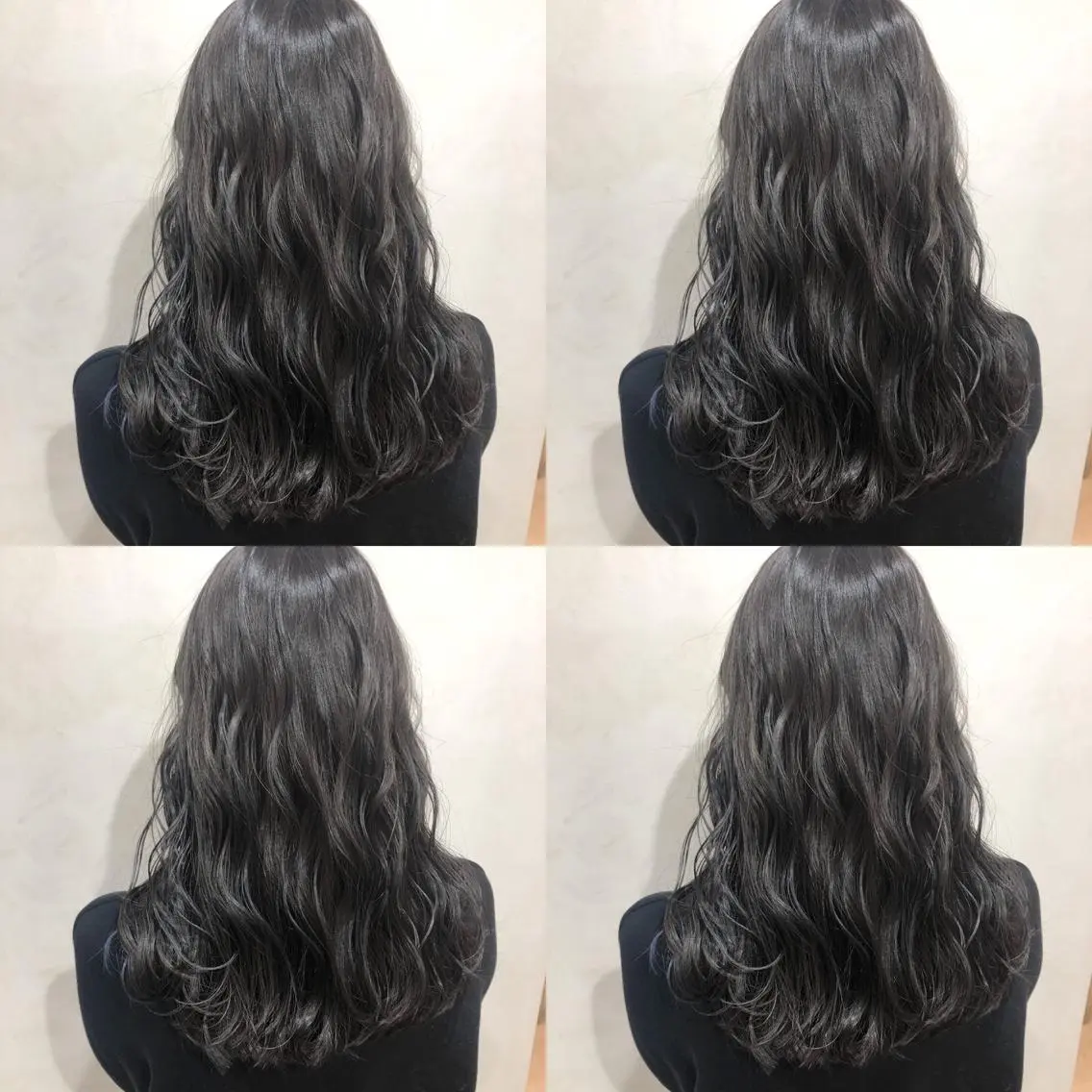 ロング カラー ダークグレー カット ヘアカラー トリートメント 👑髪質改善の匠👑 サンジョウ ユウキのヘアスタイル