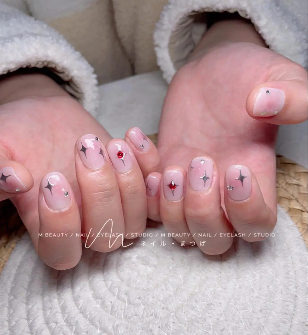 ネイル ハンドネイル M 🌷Nail 長さだし専門店のネイルデザイン