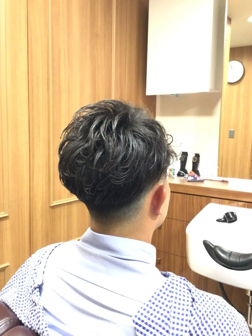 ショート パーマ カット パーマ 有田 光輝のヘアスタイル
