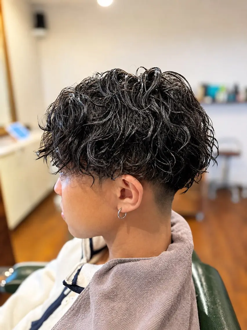 パーマ メンズ カット パーマ 【SOYON本厚木】 髪質改善　　武尊のヘアスタイル