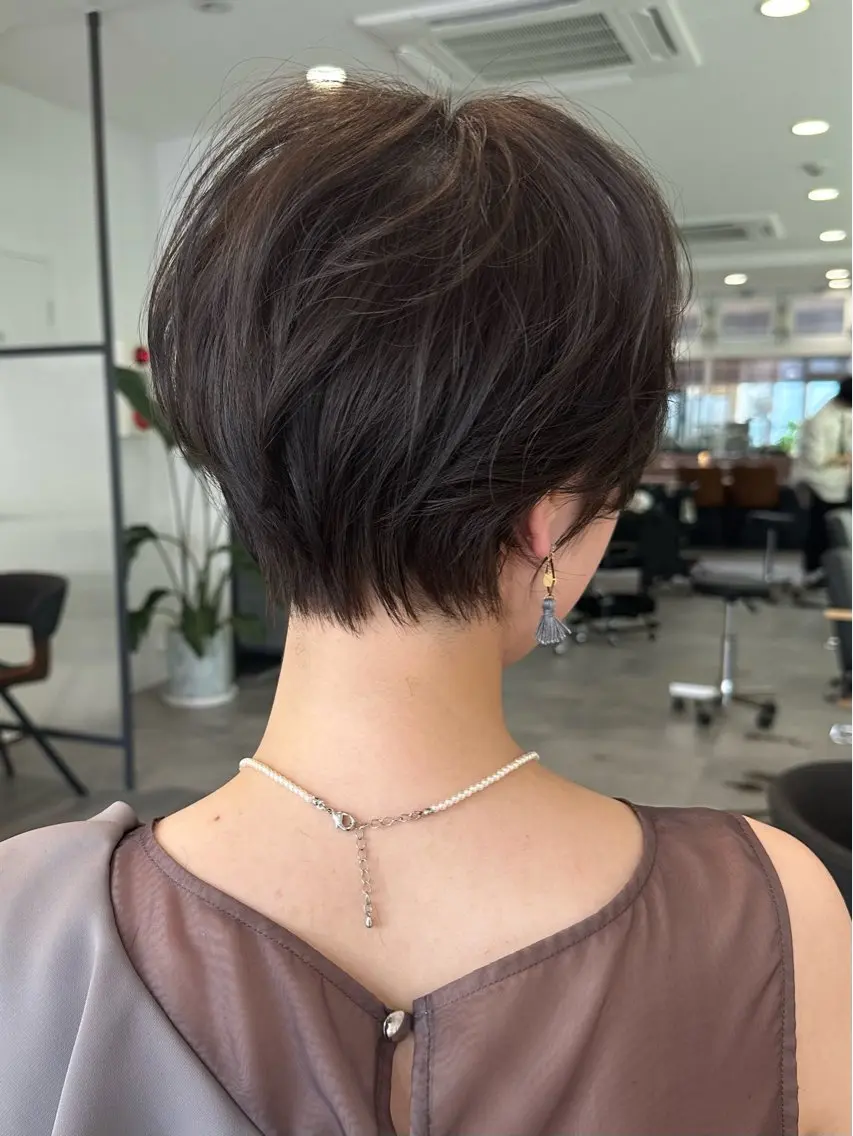 ショート 福本 可奈子のヘアスタイル