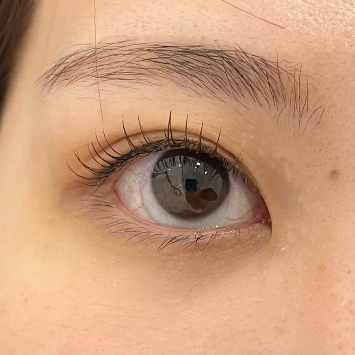 マツエク・マツパ 付け放題 フラットラッシュ ナチュラル 一重×まつ毛パーマ eyelash salon TOKIのマツエク・マツパデザイン