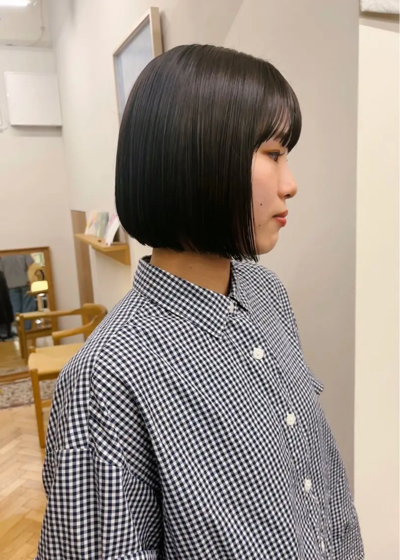 ショート カラー ボブ カット 西山 紗耶香🪽 透明感カラー/ボブのヘアスタイル