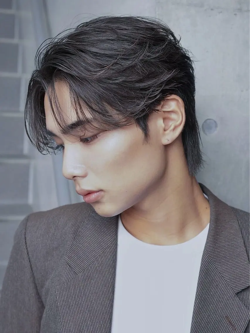パーマ メンズ カット 縮毛矯正 安藤幹人 メンズパーマのヘアスタイル