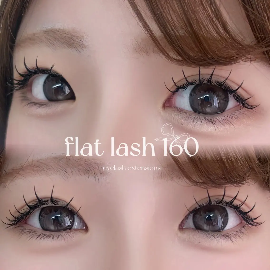 🌸マツエクフラットラッシュ160本〜180本🌸の写真