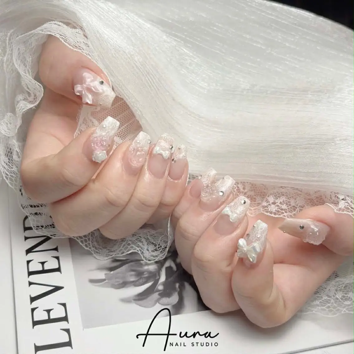 ネイル ハンドネイル Aura Nail HanNaのネイルデザイン