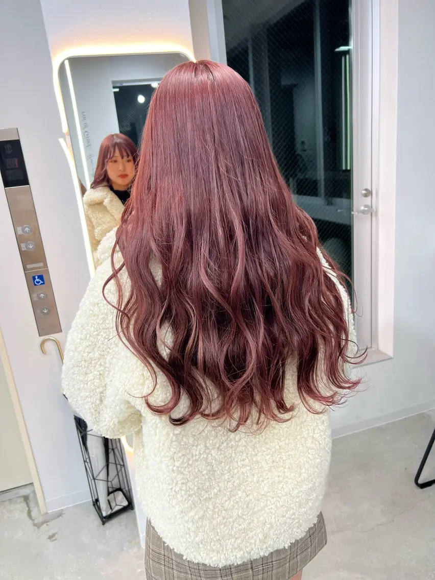 ロング maya🇰🇷韓国 レイヤー/顔まわりのヘアスタイル
